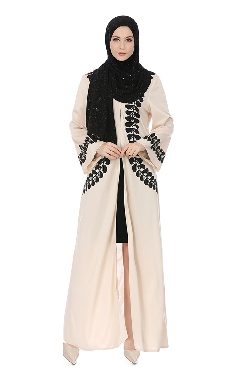 Мусульманское платье абайя Дубайский кафтан платье мусульманская одежда Турецкий Арабский абайя s для женщин платье