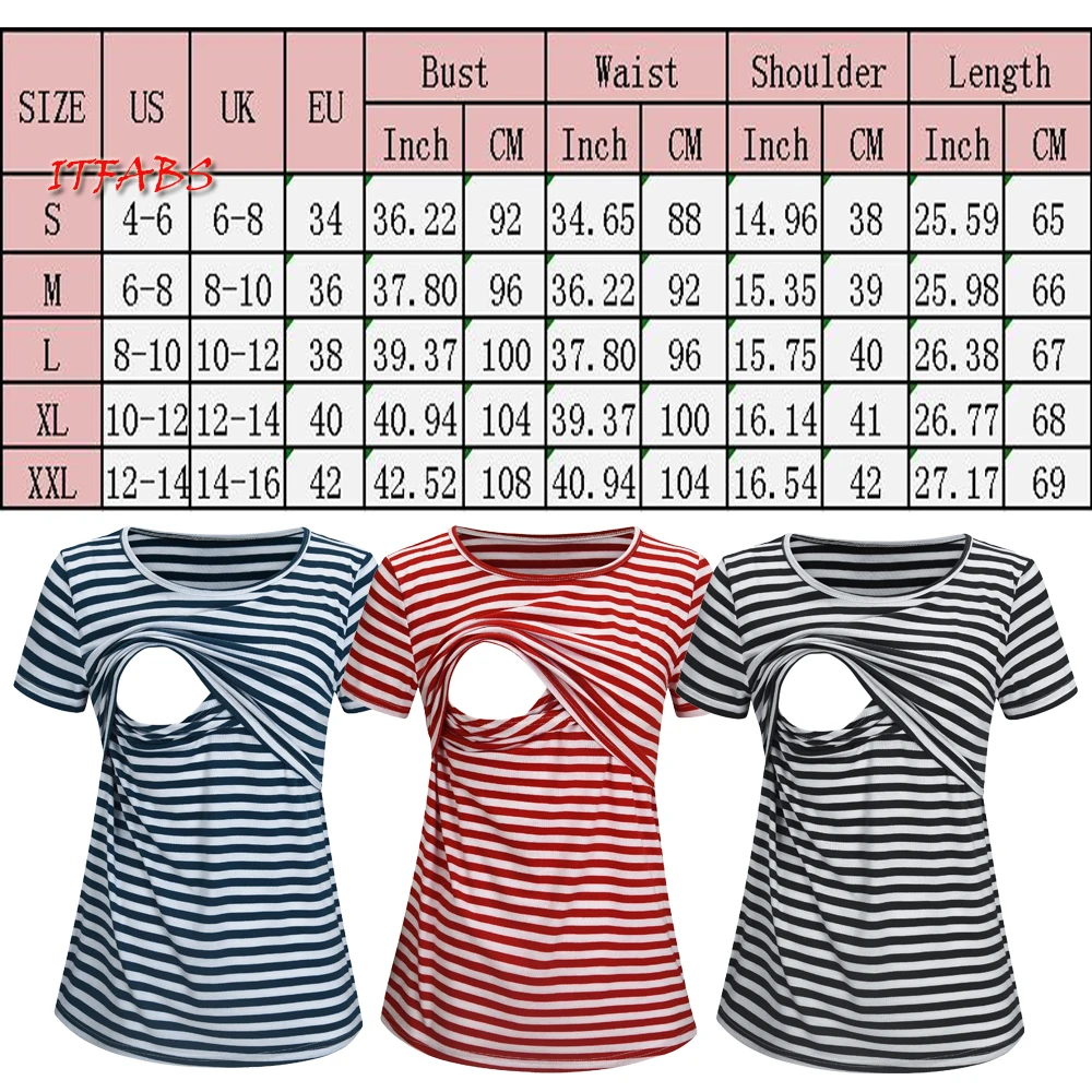 Новинка года; женская рубашка ropa de mujer; Одежда для беременных мам; Одежда для кормящих детей; футболки в полоску с короткими рукавами для беременных