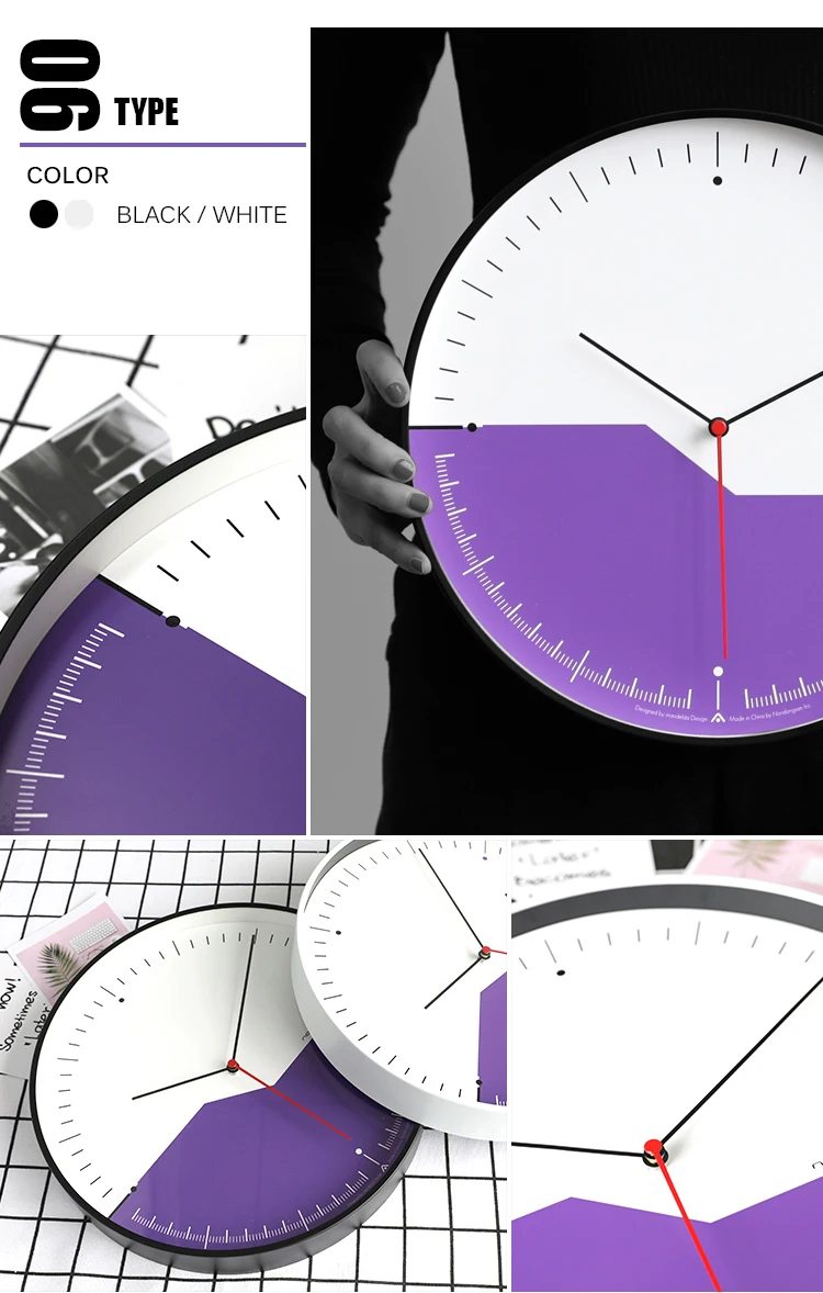 Nordic Large Wall Clock Metal Living Room Silent Modern Simple Luxury Wall Watch Mechanism Hidden Stash Reloj Cocina Decor SC319