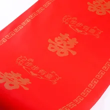Китайский одноразовый красный ковер свадебный ковер счастливый персонаж украшение события ковер украшения принадлежности 1 м x 10 м/20 м