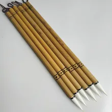 Китайская кисть для каллиграфии, Тинта, Китай, Huzhou Weastel& Wool, несколько кистей для письма, для обычного письма, китайская живопись