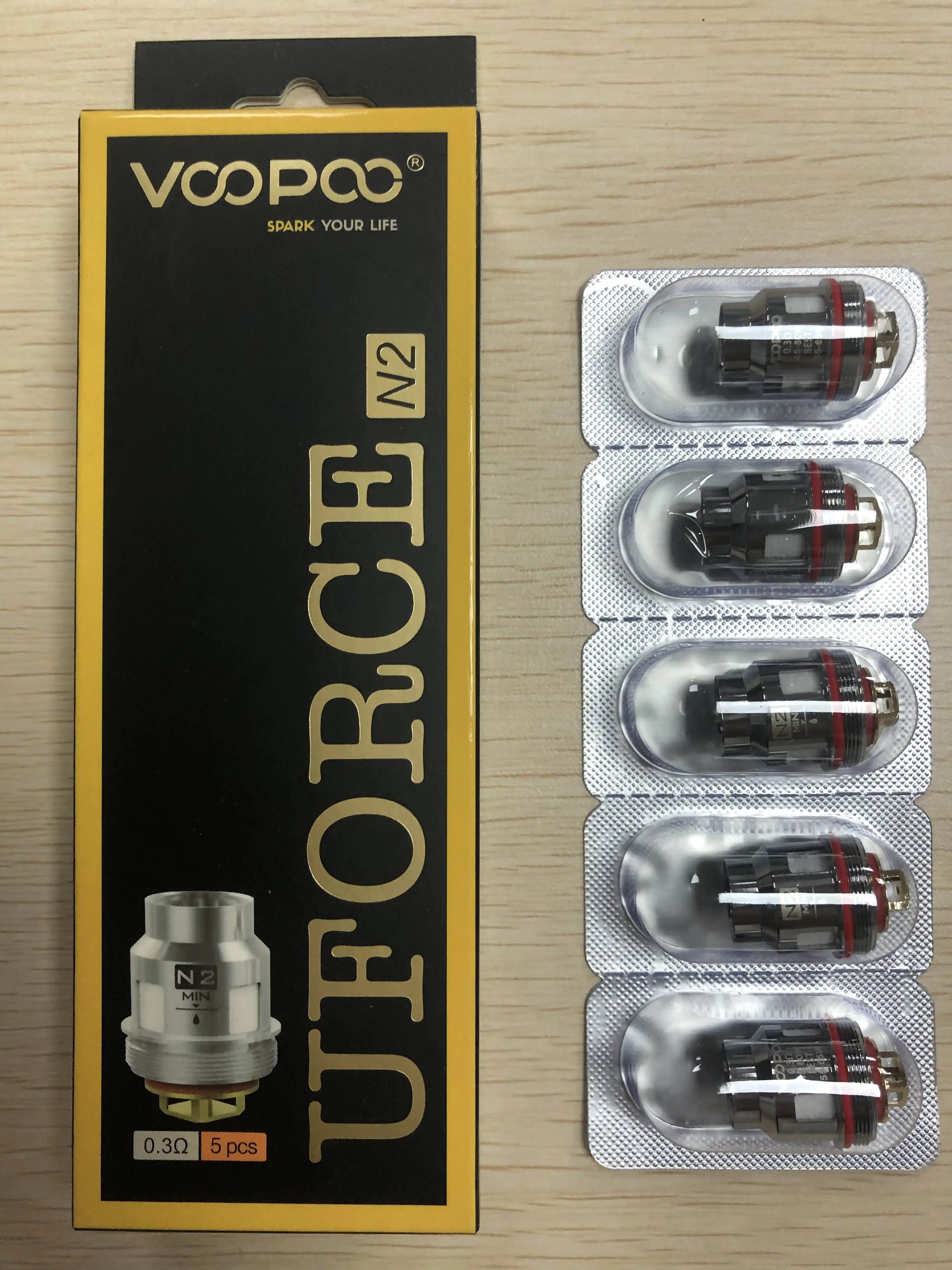 Двойные сетчатые катушки VOOPOO Uforce N2 сопротивление 0 3 Ом DL 45-80 Вт для Drag 2 Mini Vmate Rex Mojo