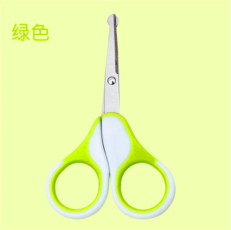 Green 3 вида цветов безопасные кусачки для ногтей из нержавеющей стали, ножницы, маникюрный резак для новорожденных, удобный уход за ребенком, безопасная детская игрушка для ногтей - Цвет: Green