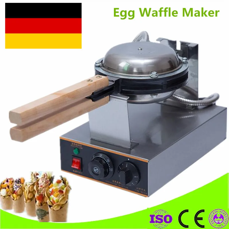 

Commercial Bubble Waffle Maker Hong Kong QQ Eggettes Maker Puff Waffle Maker 220V Egg Bubble Muffin Machine Egg Puff Machine