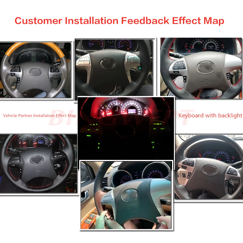 Кнопка рулевого колеса Bluetooth аудио круиз управление переключатель для Toyota Highlander CAMRY