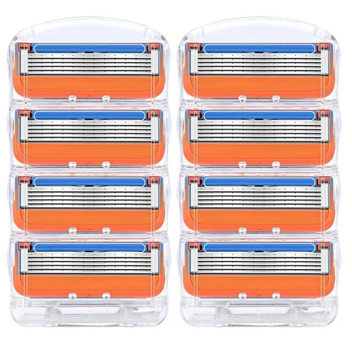 8 шт./лот бритвенные лезвия для мужчин бритья кассета безопасных лезвий