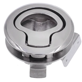 

Stainless Steel Flush Pull Locker Hatch Marine Lift Handle for RV Yacht Boat Deck Hatch Locking Locker