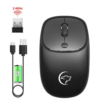 

2.4G Wireless Mouse 3 Buttons 2400DPI Rechargeable Silent Optical Mouse USB Receiver For Laptop Gamer Gaming Mouse 429#2