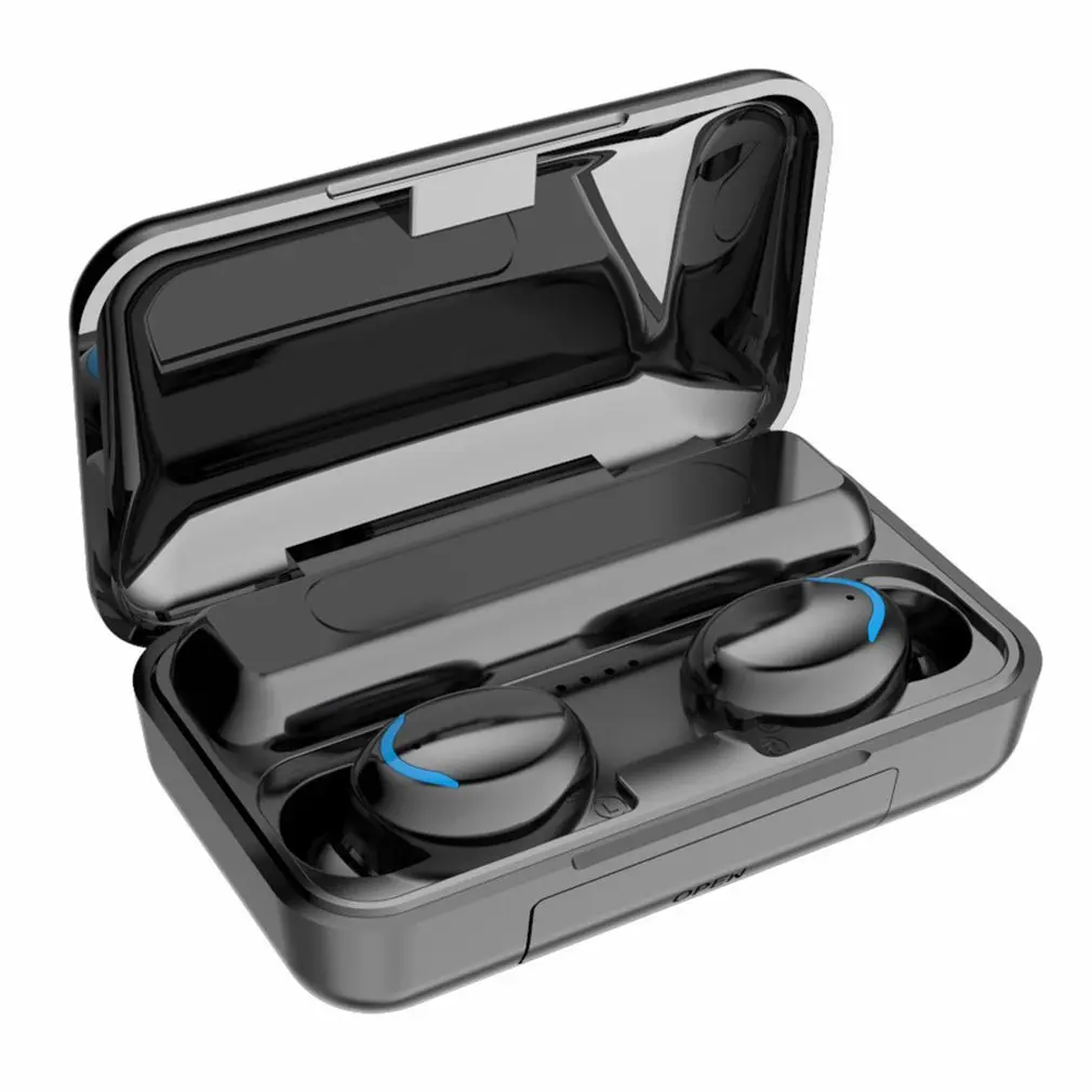 

F9 LED Power Display Touch Control Headset 8D Surround Sound With Microphone Durable Practical Wireless Headset