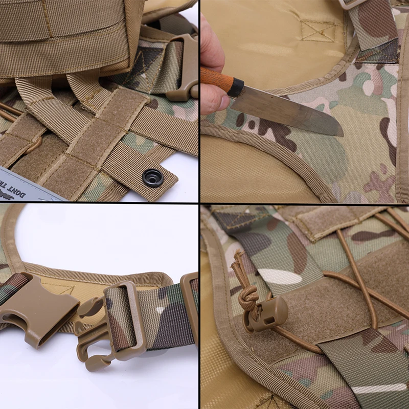 Нейлоновый тренировочный ошейник для собак немецкая овчарка жилет с ручкой
