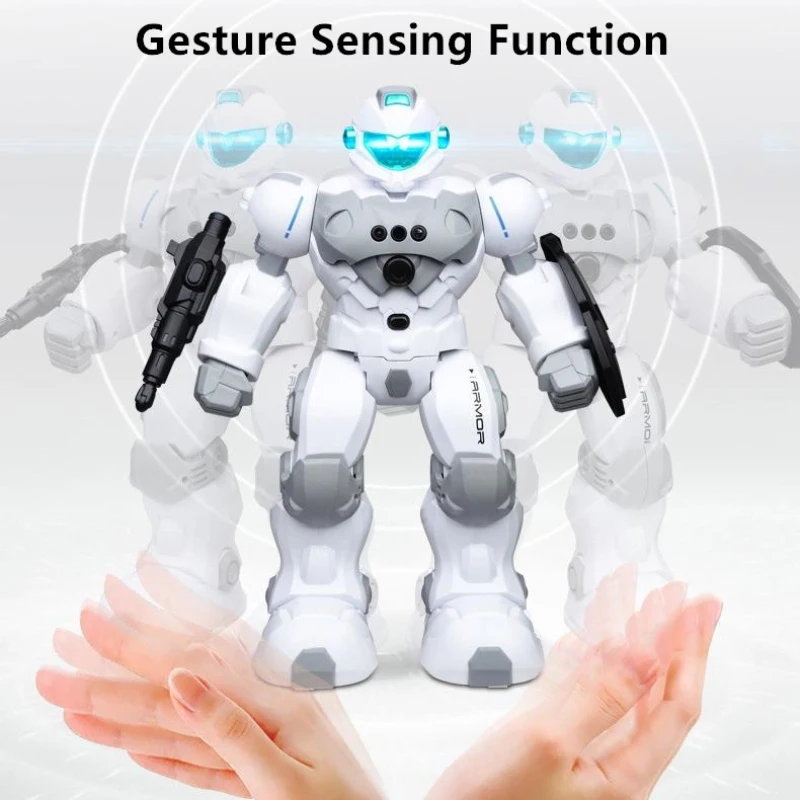 Smart Electric Remote Control Robot Gesture Sensing Programming Walk Glide Switch Fire Bullet Auto Demo Sing&Dance RC Robot Toy 2