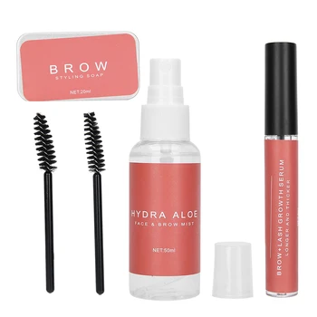 

Mascara Eyebrow Styling Soap Brow Growth Serum Aloe Water Eyebrow Styling Kit 20g+5ml+50ml Cosmetics Eye Makeup Tool Set