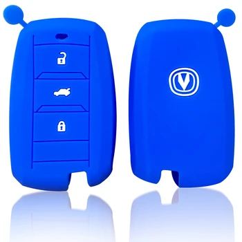 

Silicone Car Key Cover Case For CHANGAN CS15EV CS15 E-Pro 2019 2020 3 Smart Remote Accessories Key Holder Case Skin Fob Keychain