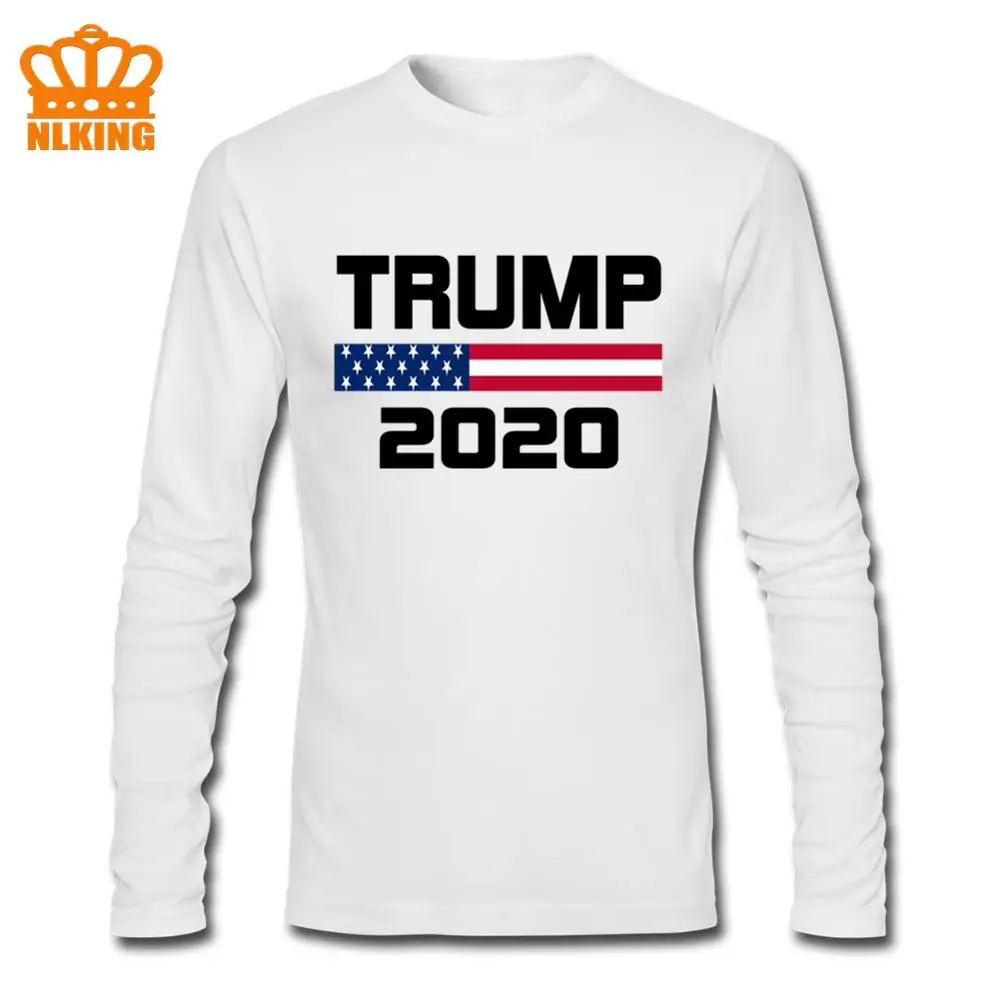 

New Man Trump 2020 Make Liberals Cry Again T-Shirt Simple Long Sleeves Tops 100% Cotton Tees Big Size T Shirts Donald Trump 2020
