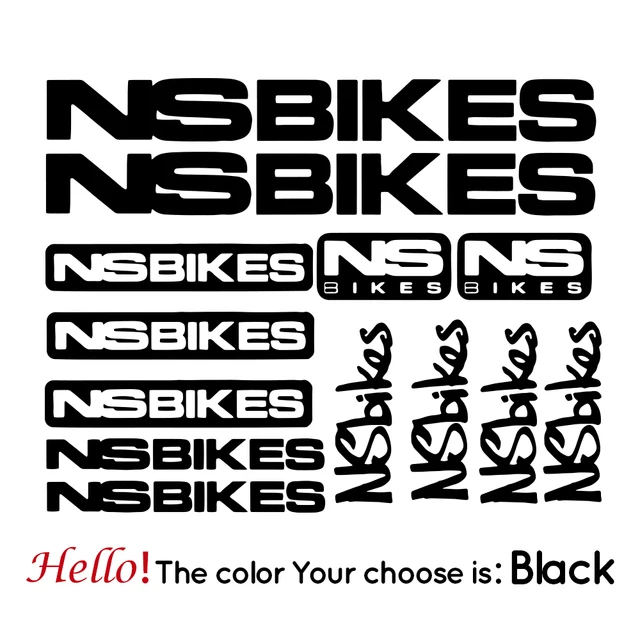 Fashion NS Bikes Stickers Cinelli For Road Bike Mountain Cycling Sticker MTB Bicycle Wheels Decal Protector Parts black