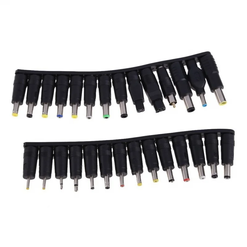 28x DC power 5,5x2,1mm Jack to 28 Plug адаптер питания для ноутбука черный