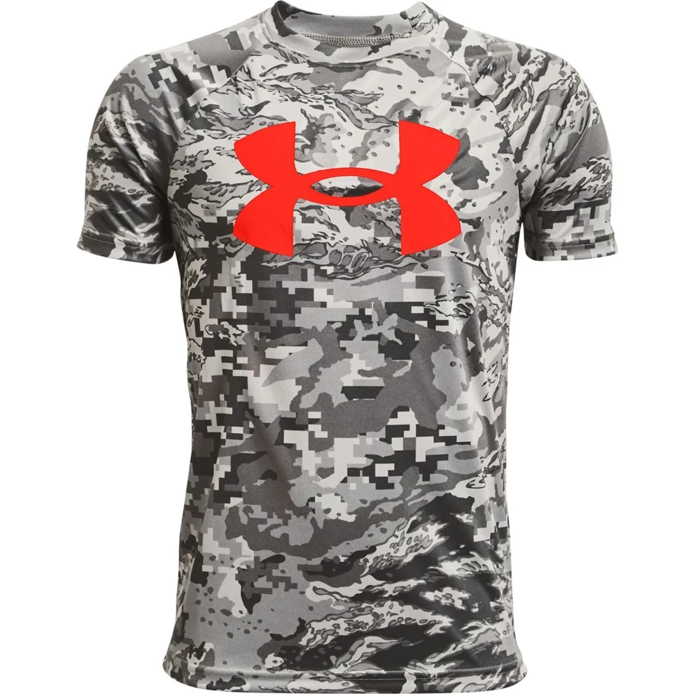 Camiseta Under Armour UA Tech BL estampada SS 1363278 066, ropa para niños; Camisetas para un niño; Para Ropa deportiva|Camisetas| - AliExpress