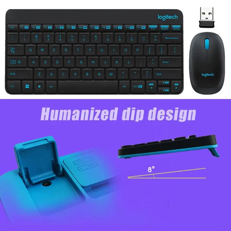 Набор беспроводной клавиатуры и мыши для Windows хромированной ОС logitech MK245