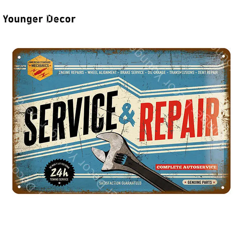 Dad's Garage Pin Up Girl Route 66 жестяная вывеска металлический плакат художественное украшение стены Паб Бар Кафе домашний декор винтажное железное ремесло YI-085