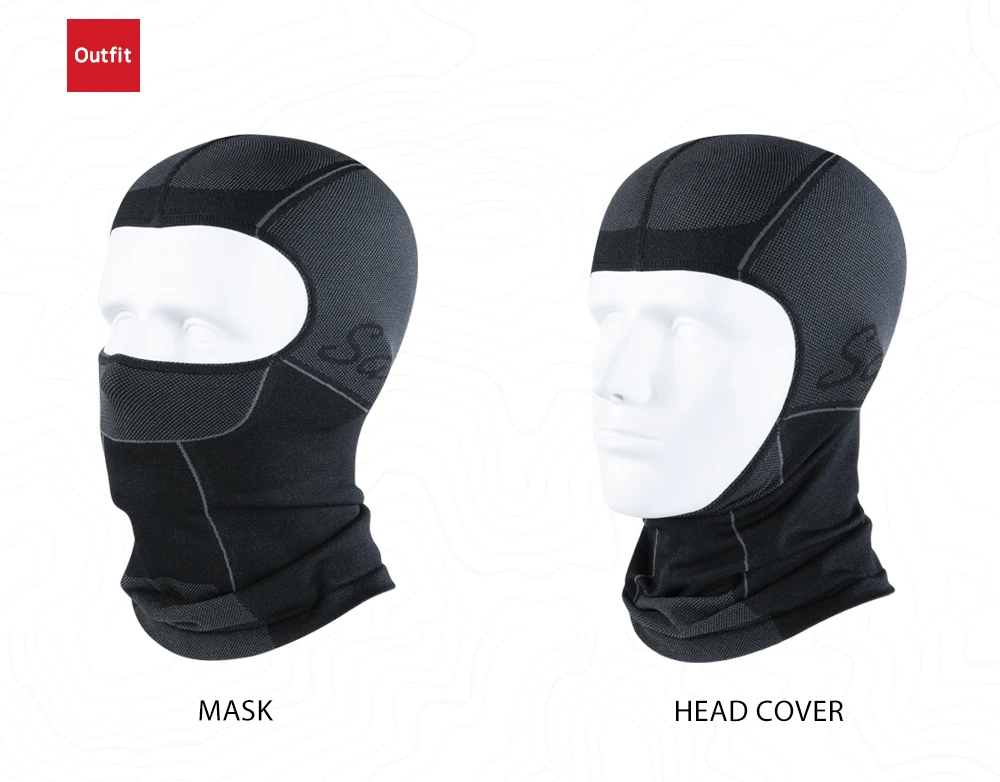 Santic Winter Keep Warm Cycling Face Mask Skiing Cap Thermal Scarf Snowboard Shield Hat Outdoor Skating Bicycle Headwear