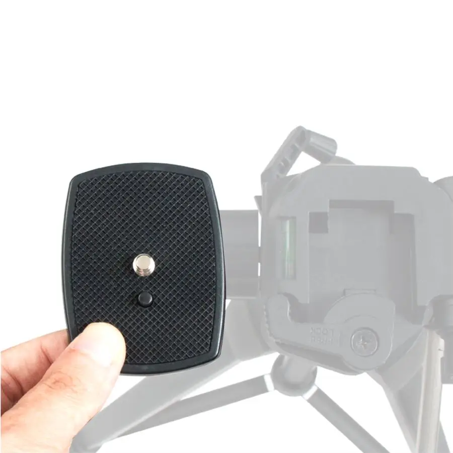 35mm /43mm Mini Quick Release Plate Mount Board ABS Non-slip Pads 1/4 Screw for Weifeng Yunteng Vct668 St666 690 Camera Tripod
