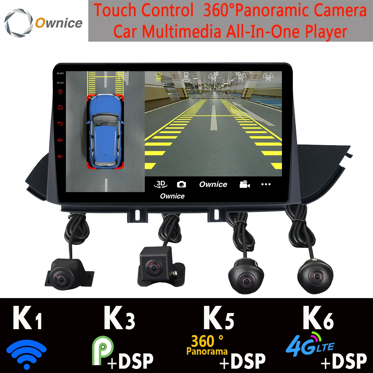 

1 din 360°Camera 8Core 4G+64G Android 9.0 Car Multimedia Radio For Hyundai Elantra Celesta 2017 2018 Head Unit GPS DSP CarPlay