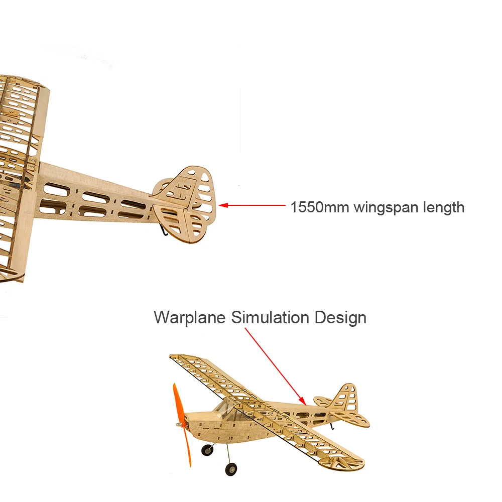 DW Hobby T4001 1550 мм размах крыльев самолет пробкового дерева RC самолет игрушка набор самолет DIY