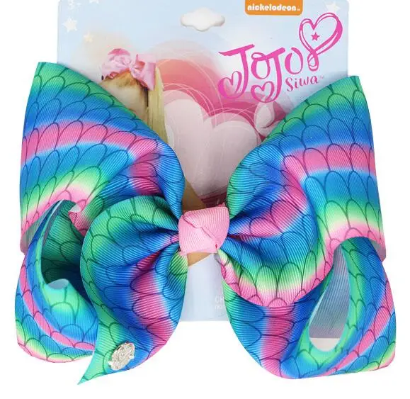 Юбки пачки радужной расцветки для волос заколка девочек Рыба ручной работы весы