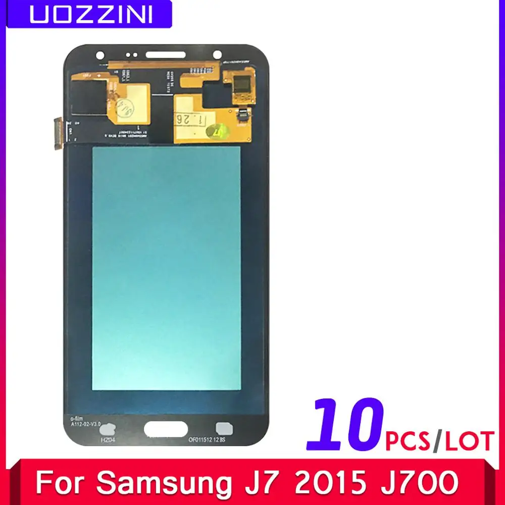 10 шт./партия Super AMOLED для samsung Galaxy J7 2015 J700 J700F J700H J700M ЖК-дисплей сенсорный экран
