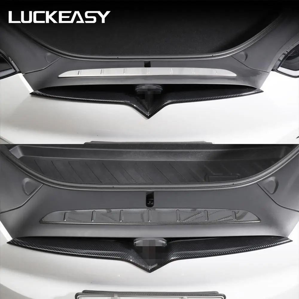 LUCKEASY Передняя Коробка для двигателя багажный бампер панель для Tesla модель X- на заказ Передняя Коробка защитная накладка