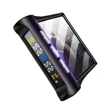 Автомобильный монитор давления в шинах встроенный внешний универсальный монитор Беспроводной Солнечный инструмент обнаружения давления в шинах