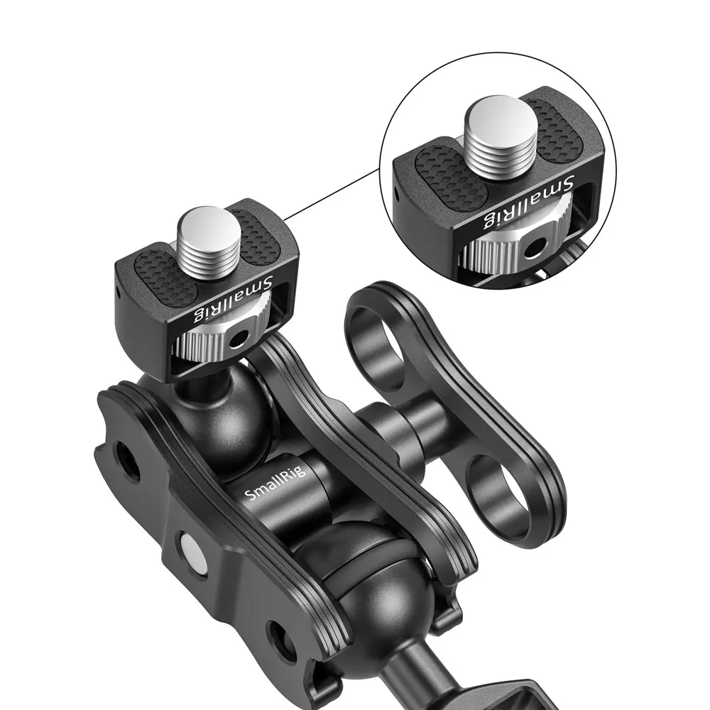 SmallRig Quick Release Articulating Arm with Double Ballheads 1/4