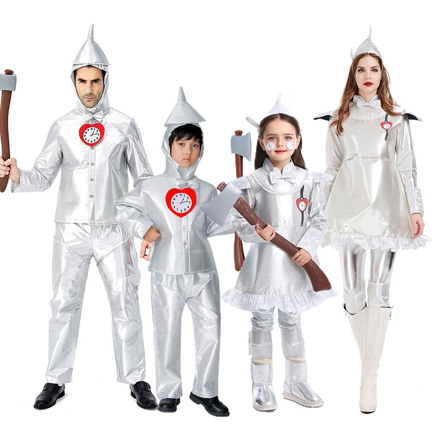 Umorden 男性と女の子のためのコスプレコスチューム オズの魔法使い ブリキ ハロウィーン カーニバル パーティー マルディグラ ボーイズコスチューム Aliexpress