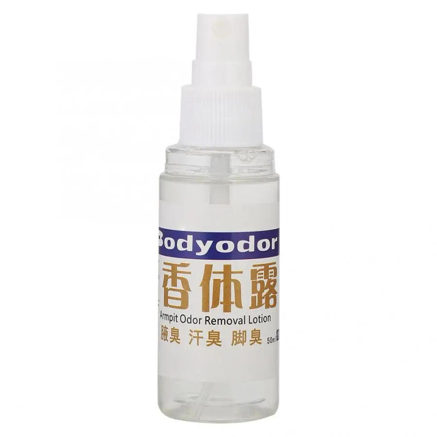 50ml Body Sweat Underarm Odor Removal Antiperspirants Odor Removing Liquid Spray fragrance