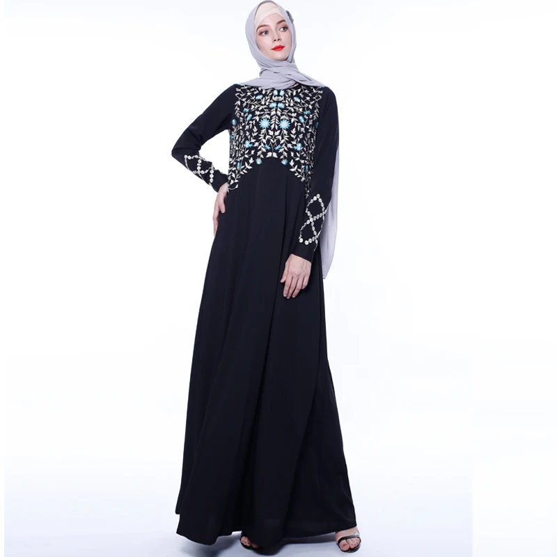 Абайя, арабское длинное мусульманское платье Eid Kaftan пакистанские хиджаб мусульманские платья Tesettur Elbise Vestidos одеяние мусульмане Longue Caftan