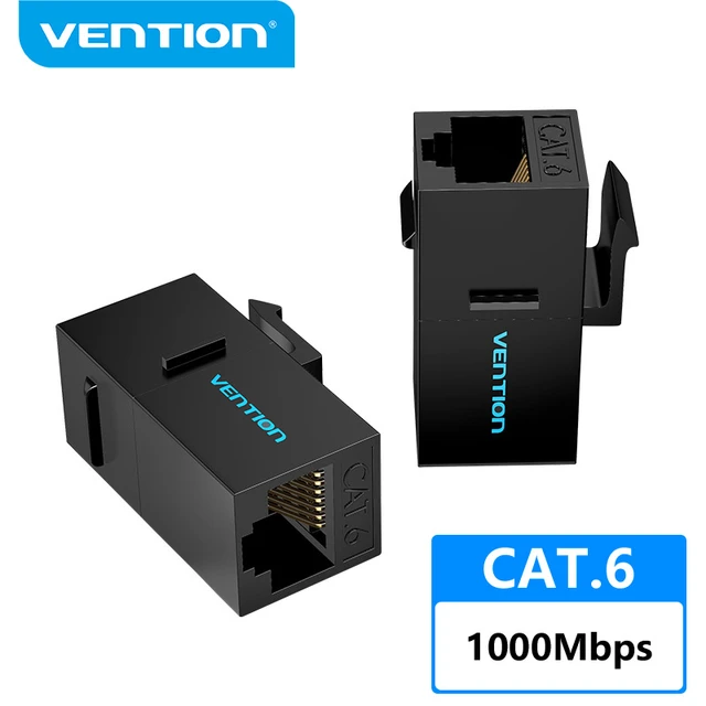 Connettore Ethernet Connettore femmina Cat6, 8 vie, Montaggio a pannello
