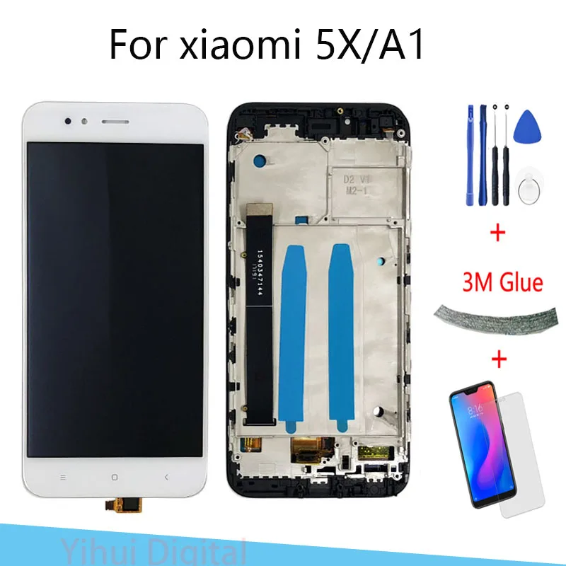 

For Xiaomi MiA1 Mi A1 LCD Display+Touch Screen High Quality New Digitizer Screen Glass Panel For Xiaomi Mi A1 Mi5X Mi 5X lcd