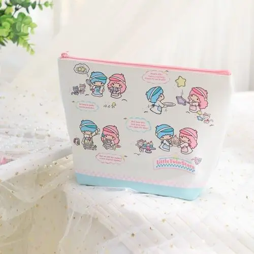 Косметички hello kitty My Melody Cinnamoroll PomPomPurin, маленькая двойная звезда, женские сумки для хранения, дорожные сумки для мытья, сумки для макияжа для девочек - Цвет: 8