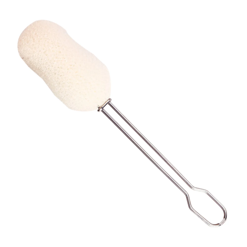 Supplies Feeder Hanging Beer Cleaning Tool Practical Straight Replaceable Sponge Head Cup Brush Portable Kitchen Long Handle - Цвет: Белый