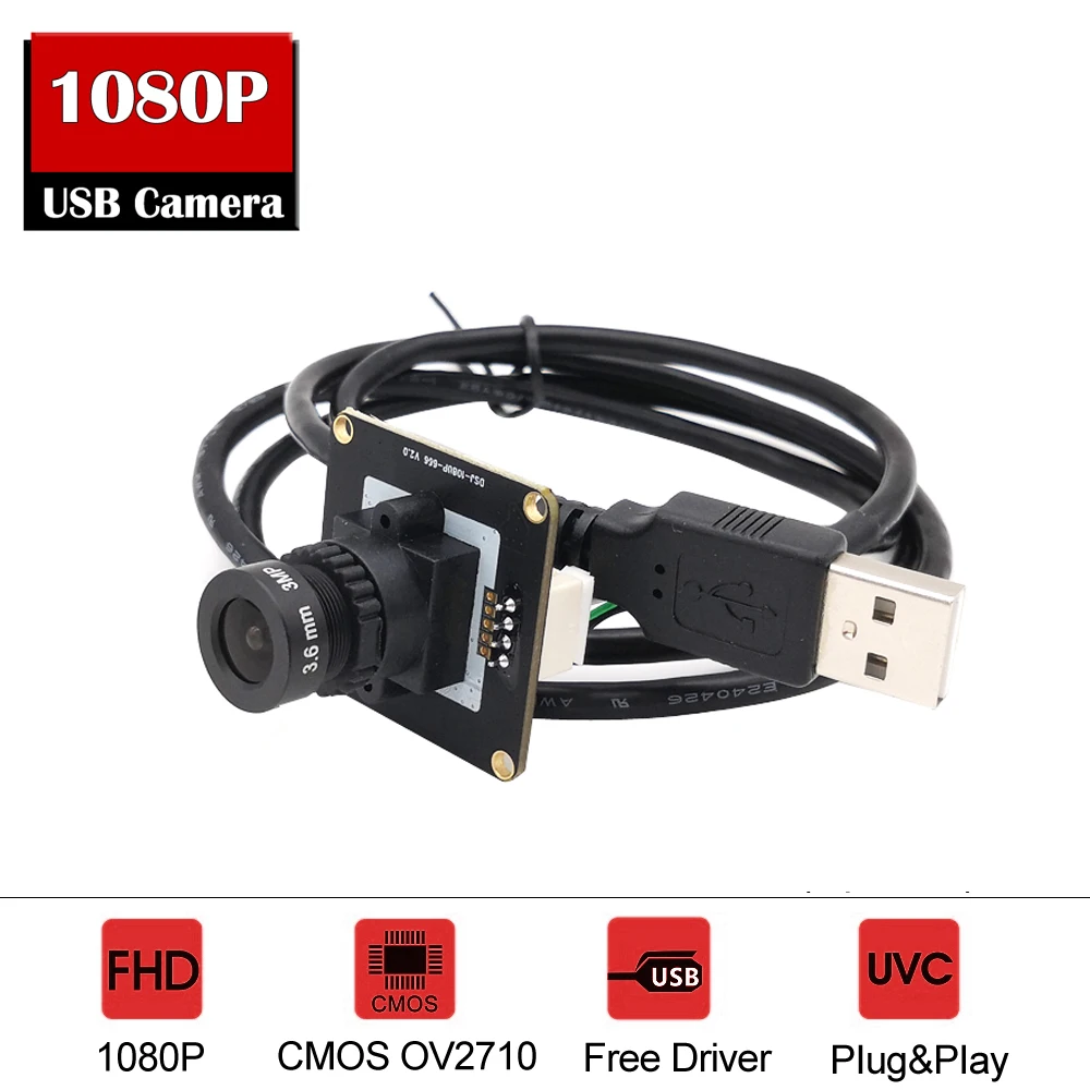 NEOCoolcam 2MP Full HD OV2710 High Speed 30fps 1080P USB Webcam UVC OGT Mini PC Video Camera Module