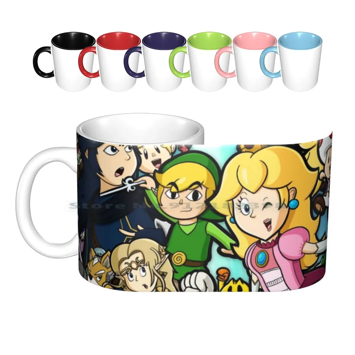 Super Smash Bros. Tazze In Ceramica Ultimate Tazze Da Caffè Tazza Da Tè Al Latte Smash Bros Smash Super Smash Bros Super Smash Bros Ultimate