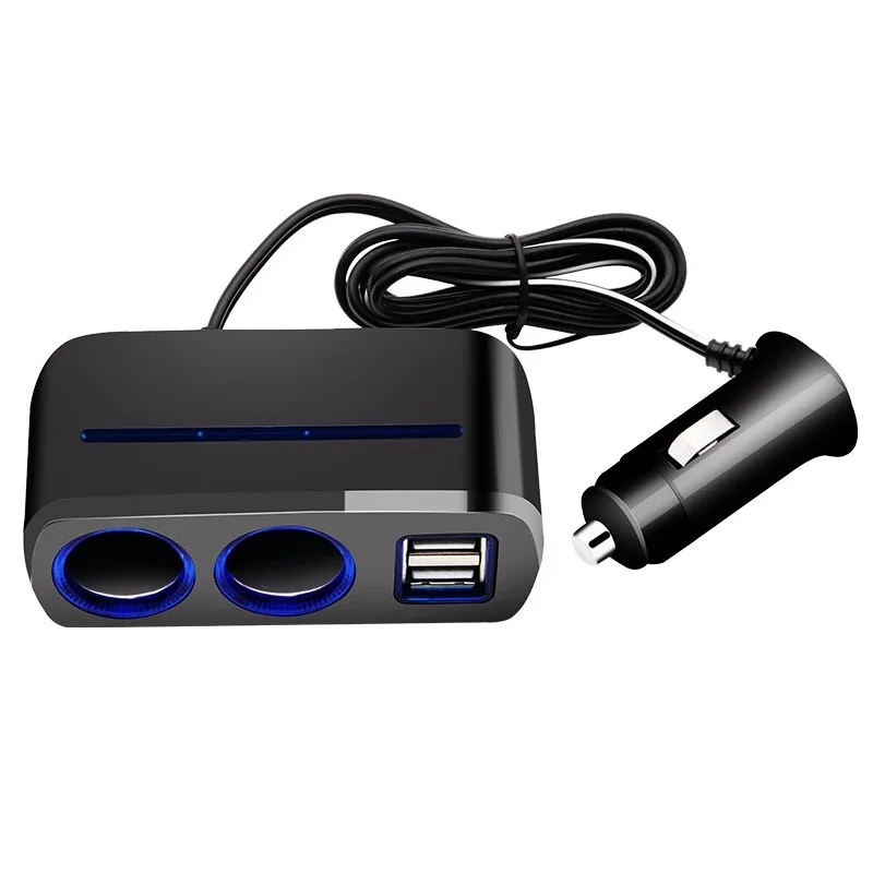 

Car Charger Two-hole Dual-USB Car Charger 80W 3A One-two Car Charge