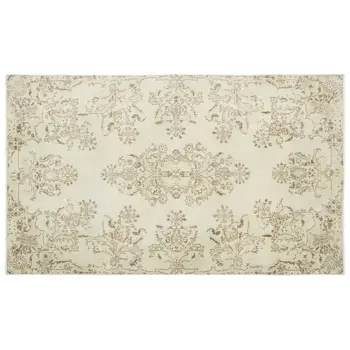 

Handmade Beige Vintage English English Area Rug 177x285 Cm-5'10''X9'4''