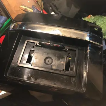 

Us Car Number License Plate Frame Holder Rear View Backup Camera Auto Cmos Rear View Mirror 8 Leds Ir Cam