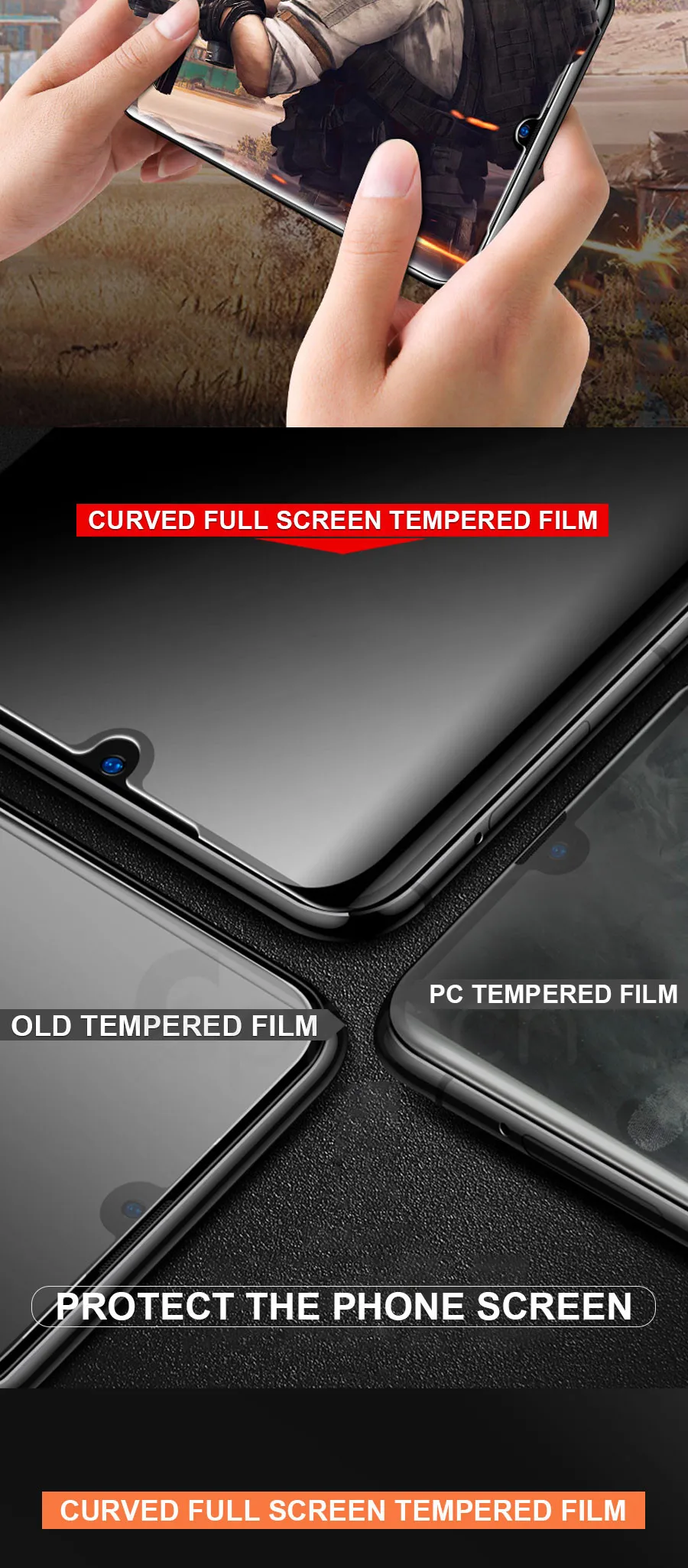 9D закаленное стекло для Xiaomi Redmi 7 7A 6 Pro 6A 5A Redmi 5 Plus 5A S2 K20 Note 7 6 Pro Защитная стеклянная пленка