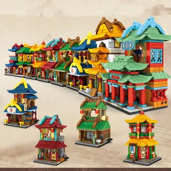 

Mini Building Blocks Chinese Architeture Mini City Stree Series Model Kit Ancient Chinese Architeture Model Bricks for Children
