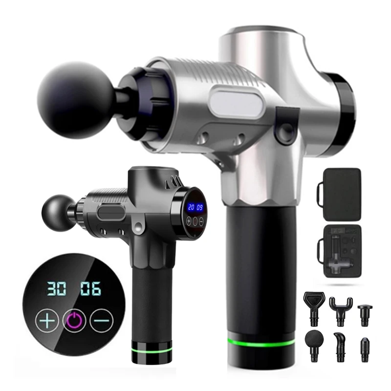 

Massage Gun Fascia Gun Neck Massager Vibration Fitness Equipment Noise Reduction Design Electric Massager