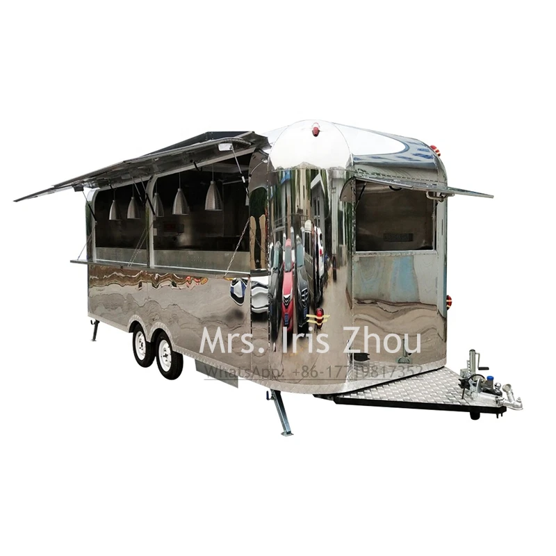 Airstream Мобильная тележка для еды грузовики снэк фуд хот дог гамбургер мороженое