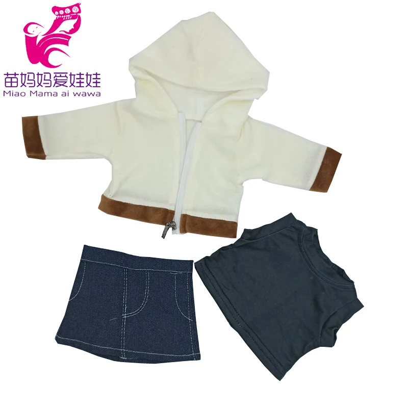 For 40 Cm Nenuco Doll Clothes 17 Inch Baby Doll Flower Shirt Pants Toys Clothing
