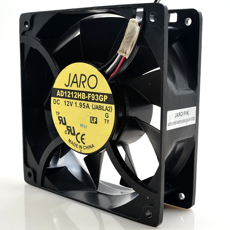 Для вентилятора теплоотвода JARO ad 1212 HB F93gp 12V 1 95 A 12038 12cm|Кулеры/вентиляторы/системы